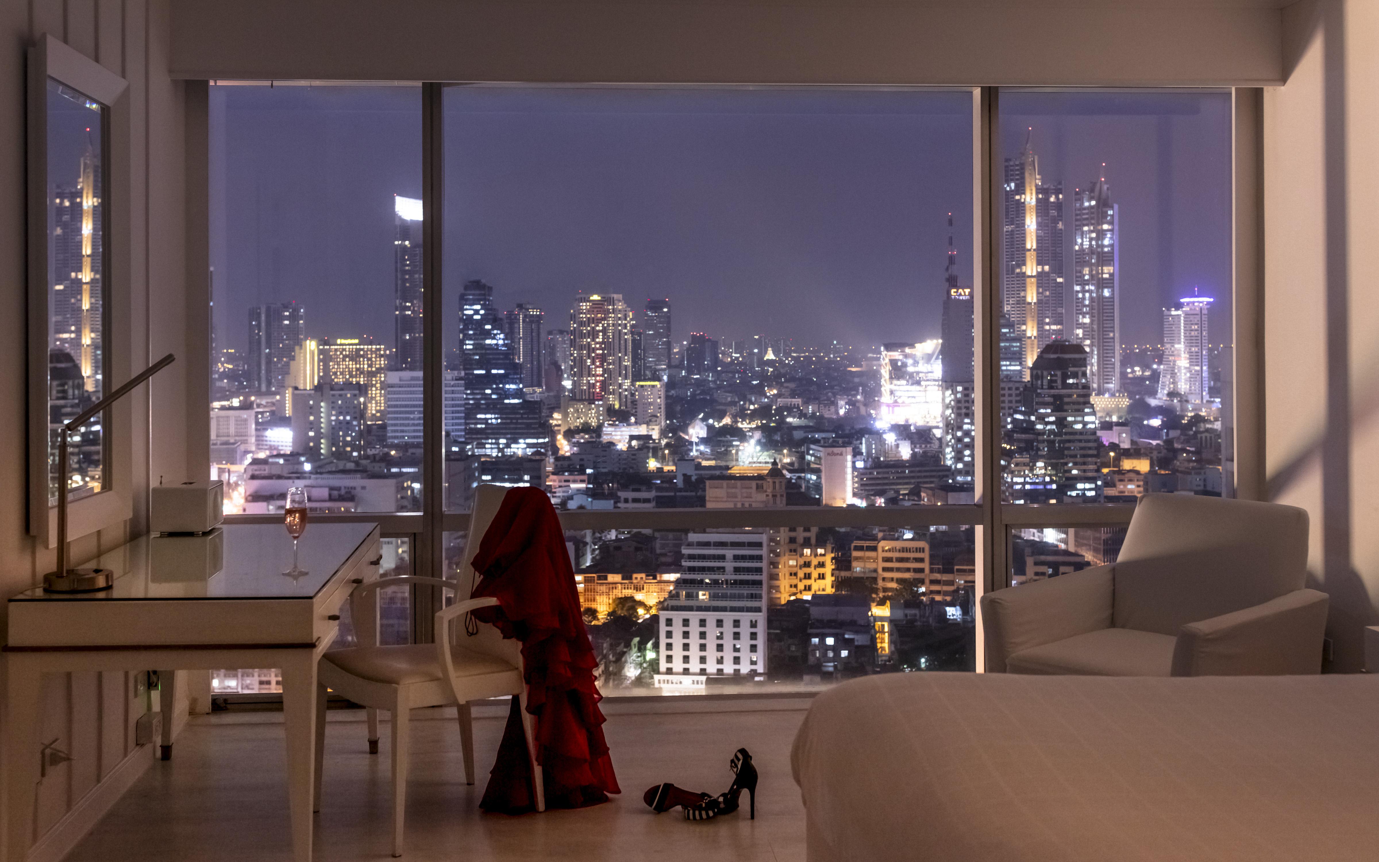 Pullman Bangkok Hotel G Екстер'єр фото View from a condominium in Bangkok